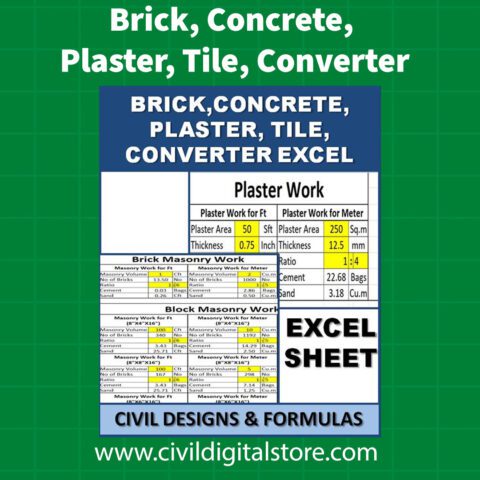 Brick, Concrete, Plaster, Tile, Converter