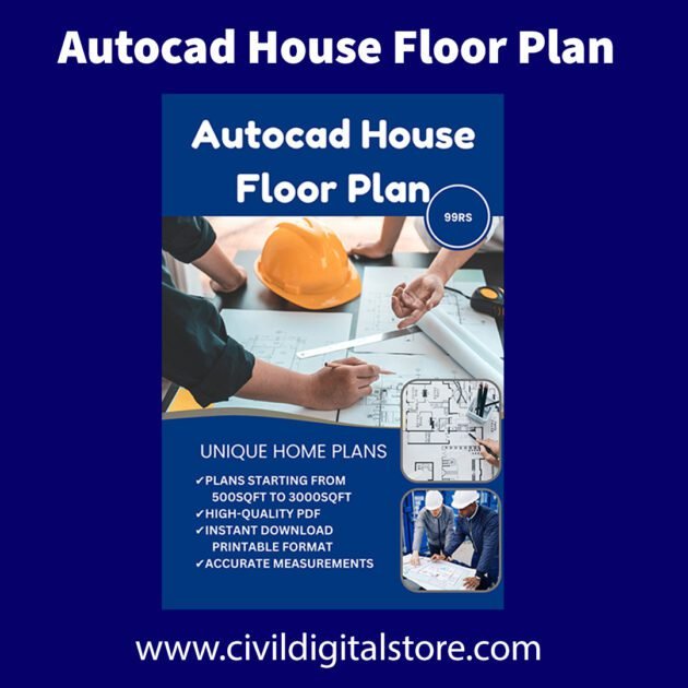 Autocad House Floor Plan