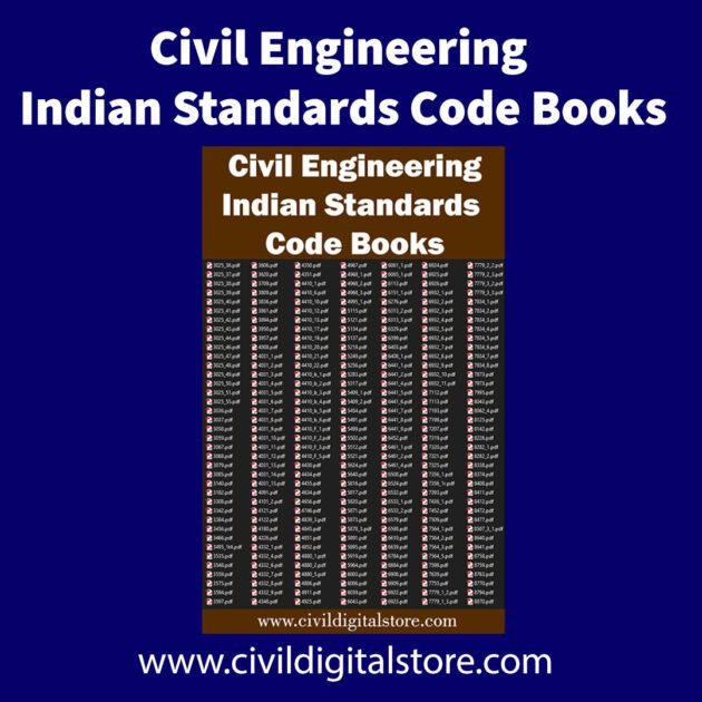 Civil Engineering Indian Standards Code Books
