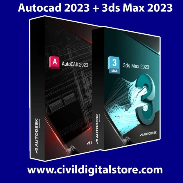 Combo Package Autocad 2023 with 3ds Max 2023