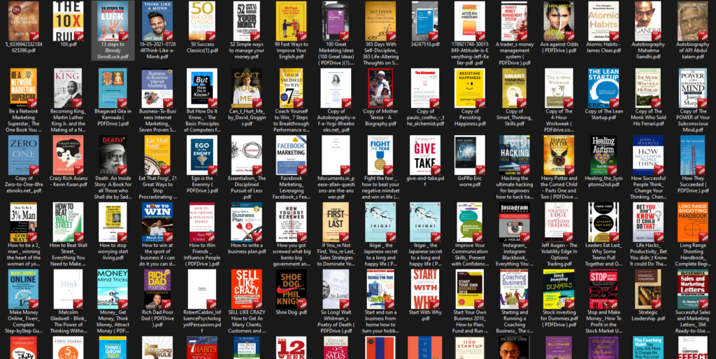 100 Best Selling Motivation EBooks list