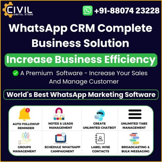 WhatsApp CRM Software Bulk Message